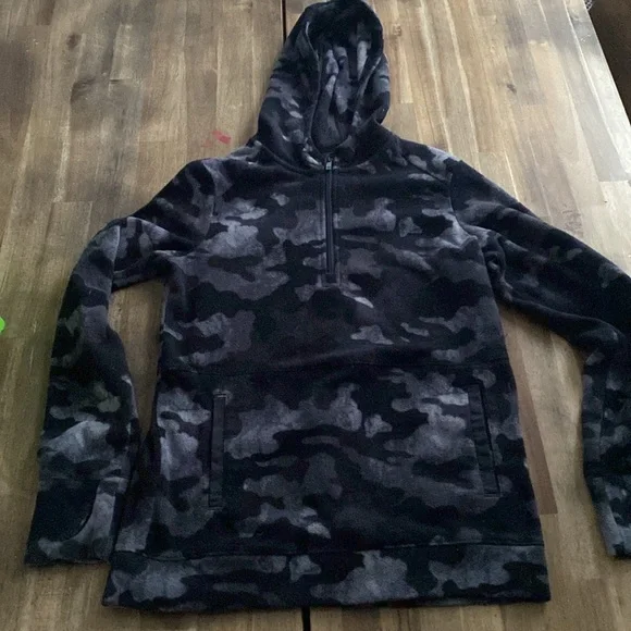 Pair of Fleece Quarter Zip Fleece Hoodies boys XL - Picture 2 of 4